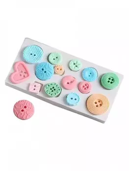 Молд кондитерский - Пуговицы