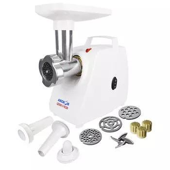 Мясорубка Аксион М 33.01, 1500 Вт, произ. 100 кг/час, решетки: 5 мм, 7 мм, овал. отвер., нож, откл.