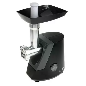 Мясорубка Lira LR 0904, черный/серый