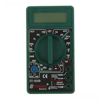 Мультиметр Tundra basic, цифровой DT-830B (без батарейки)