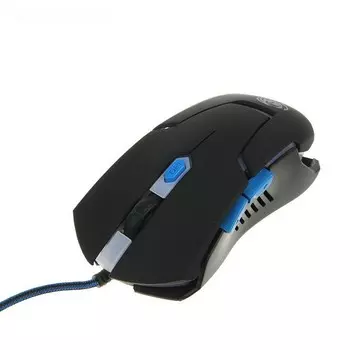 Мышь Dialog, игровая, проводная, оптическая, черная (2400 dpi)