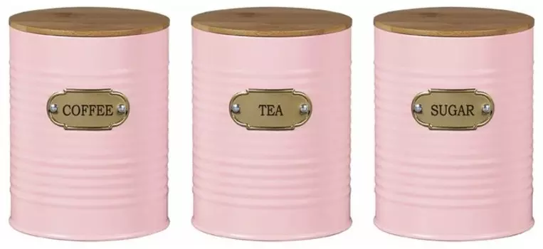 Набор банок для сыпучих продуктов Zeidan Z-11004 3 предметов (3*1200 мл)