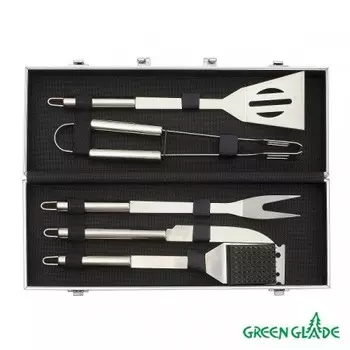 Набор для гриля Green Glade, 5 предметов в чемодане