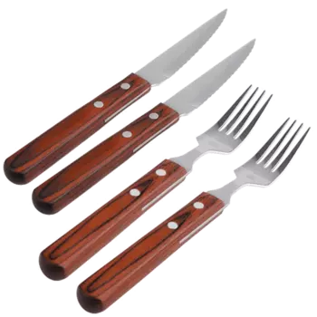 Набор для стейка 4 предмета Nadel Rondell RD-480