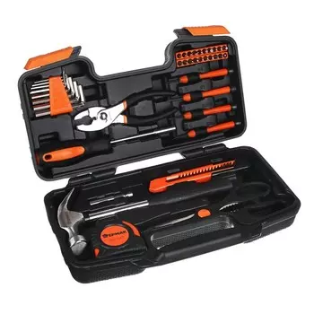 Набор инструментов Ермак - Домашний мастер, 39 предметов