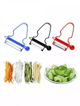 Набор овощечисток-слайсеров ручных (3 штуки)