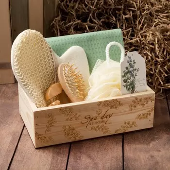 Набор подарочный - Spa day, полотенце и аксессуары (6 предметов)