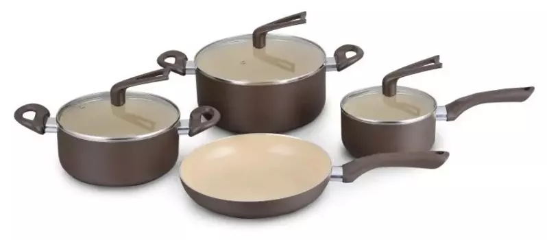 Набор посуды GALAXY GL9501 7 пр. коричневый