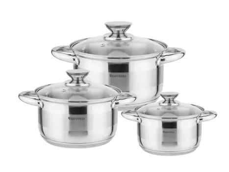 Набор посуды из нержавеющей стали Чудесница НП-3101