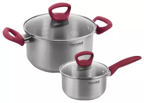 Набор посуды Rondell Futur RDS-1197 4 пр. стальной