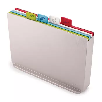 Набор разделочных досок Joseph Joseph Index™ Large, 34.6х27.3 см, 4 шт., серебристый