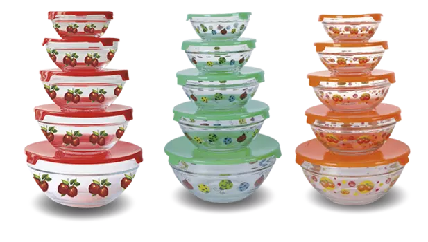 Набор стеклянных салатников KELLI KL-230(1x12)