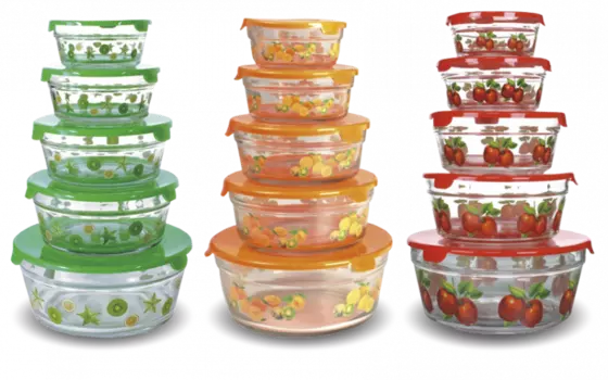 Набор стеклянных салатников KELLI KL-231(1x12)