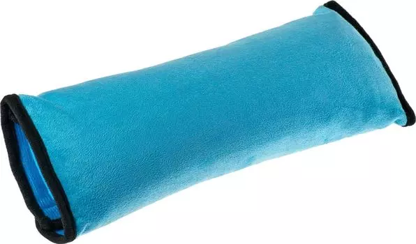 Накладка на ремень безопасности детская, голубая