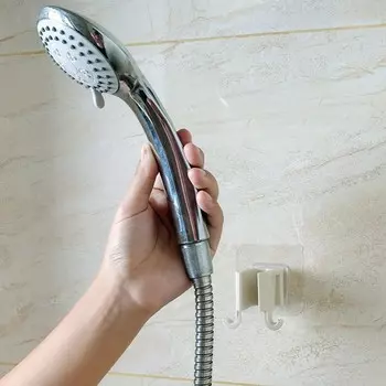 Настенный держатель для душа на присоске, бежевый