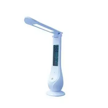 Настольная светодиодная лампа с регулируемой яркостью и календарём Led Calendar Table Lamp, голубой