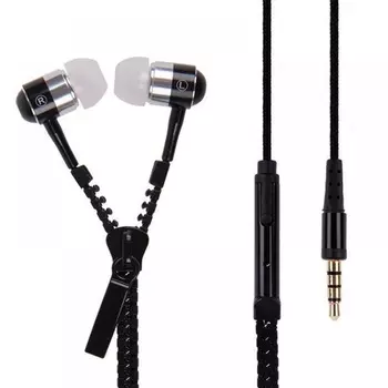 Наушники на молнии Zipper, черный