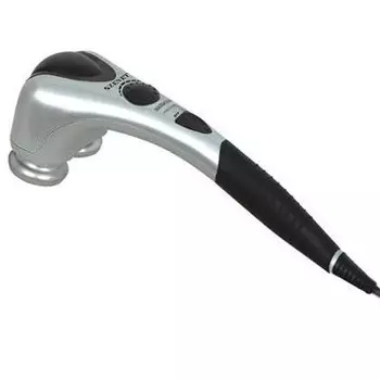 Вибромассажер ручной ZENET ZET-711 серебристый/черный