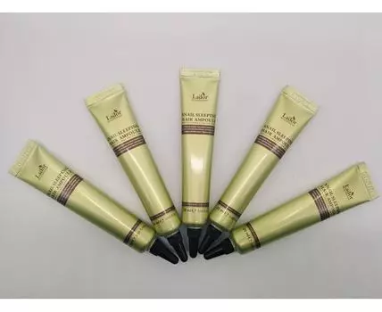 Ночная восстанавливающая сыворотка Snail Sleeping Hair Ampoule, Lador