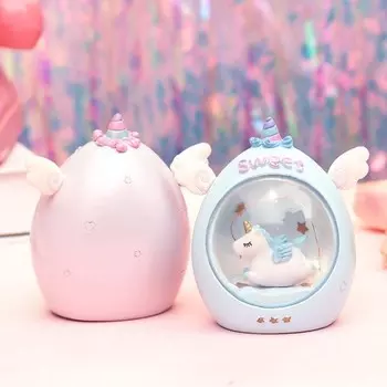 Ночник детский - Голубой Единорожка