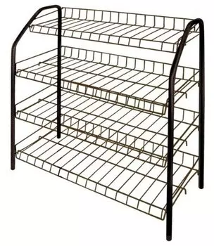 Обувница Nika ЭТ1 , размер (ШхГ): 66х28 см , цвет: медный антик