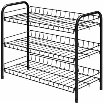 Обувница Nika ЭТ5 , размер (ШхГ): 66х28 см , цвет: черный