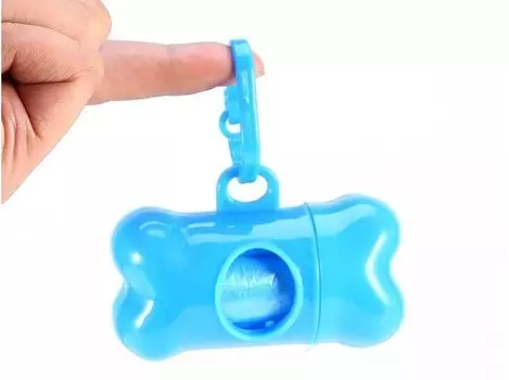 Органайзер для гигиенических дог-пакетов Кость, красный