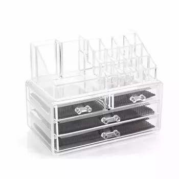 Органайзер для косметики с 4 ящичками