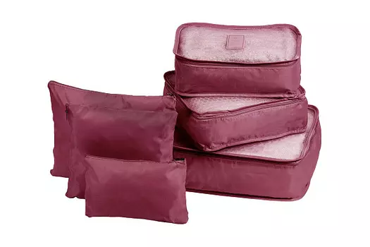 Органайзеры комплект 6 шт. однотонные, винный