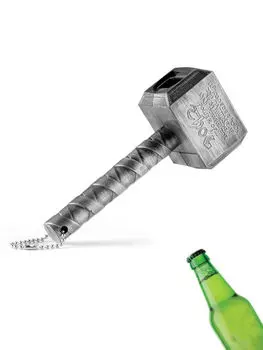 Открывалка для бутылок - Молот Тора, серебро