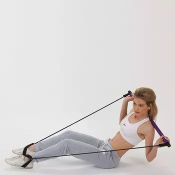 Палка гимнастическая с эспандерами - Пилатес студио