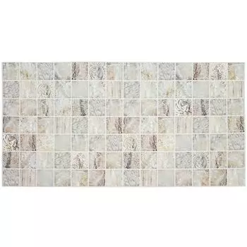 Панель ПВХ Мозаика - Мрамор венецианский, 955х480