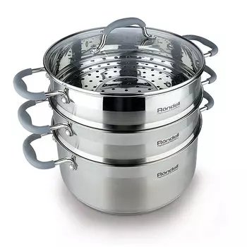 Пароварка RONDELL 13 л (5,5 л - нижний ярус) RDS-751