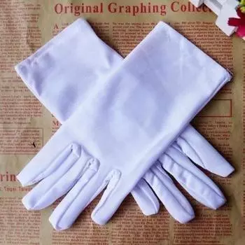 Перчатки короткие, 42-48 р., белые