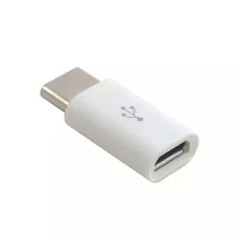 Переходник Type C папа - Micro USB мама, Черный