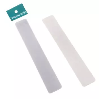 Пилка-наждак прямоугольная белая «Cosmetic series»