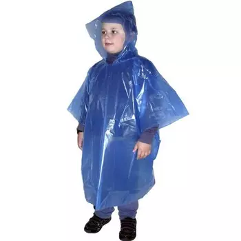 Плащ-дождевик детский Пончо 100x88 см
