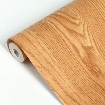 Пленка самоклеящаяся D&amp;B дерево светло-коричневое, 0,45х8м