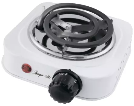 Плитка электрическая Великие Реки Астра-М1, мощность 500 Вт, 1 конфорка, ТЭН спираль