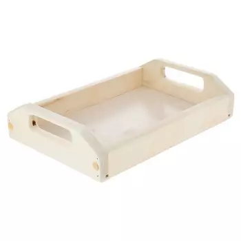 Поднос для завтрака прямой №1 30х20х7см