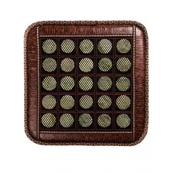 Подушка на сиденье с нефритовыми пластинами, под кожу, объемная