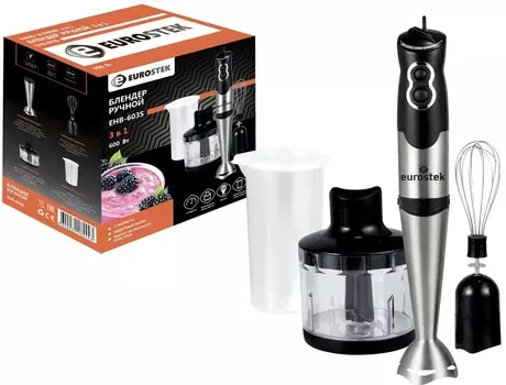 Погружной блендер Eurostek EHB-403S/603S, черный