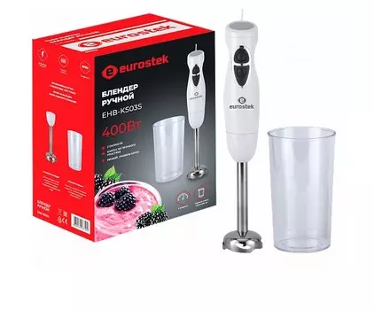 Погружной блендер Eurostek EHB-KS03S, белый