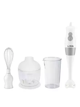 Погружной блендер Lira LR 0205, белый