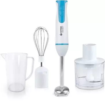 Погружной блендер VITEK VT-8530, белый/голубой