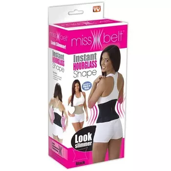 Пояс для похудения Мисс Белт утягивающий, L-XL
