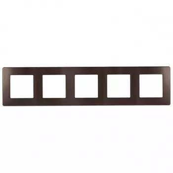 Рамка 5- постовая ЭРА 12 сатин бронза 12-5105-13 Б0052546