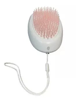 Расческа для животных с кнопкой для самоочистки от шерсти, голубой