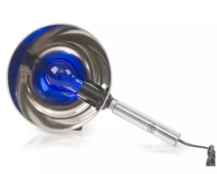 Рефлектор электрический для прогревания, синяя лампа