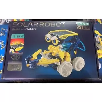 Робот-конструктор на солнечной батарее 11 в 1 Solar Robot build and learn